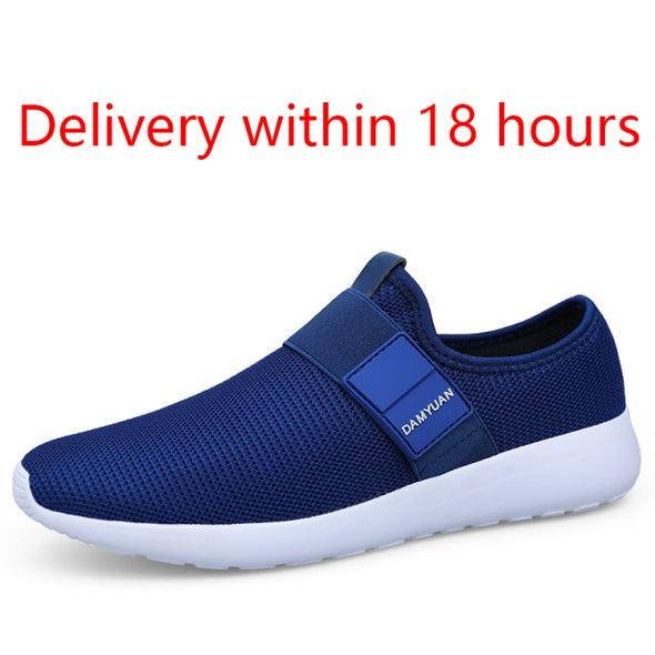 Light Slip-on Running Shoes 47 Breathable Casual Men's Sports Shoes 46 Fashion Large Size Outdoor Gym Jogging Men's Sneakers 45