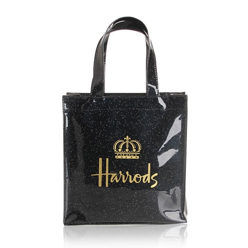 London Style PVC Reusable Shopping Bag Women's Bag Eco Friendly Small Signature Shopper Bag Waterproof Handbag Shoulder Bag