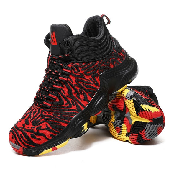 High Quality Basketball Shoes Men Sneakers Boys Basket Shoes Autumn High Top Anti-slip Outdoor Sports Shoes Trainer Women Summer