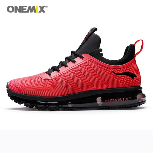 ONEMIX Outdoor Sport Running Shoes Men Air Cushion Sneakers Breathable Mesh Advanced Walking Shoes Jogging кроссовки мужские