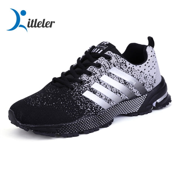 Breathable Running Shoes Men Lightweight Non-slip Sneakers Comfort Unisex Jogging Sport Shoes Walking Blue Zapatillas Siez 35-47