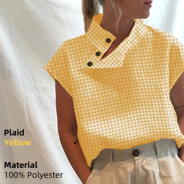 Oversized Celmia Stylish Women Shirts 2021 Summer Cotton Linen Blouses Short Sleeve Buttons Blusas Casual Loose Solid Tunic Top