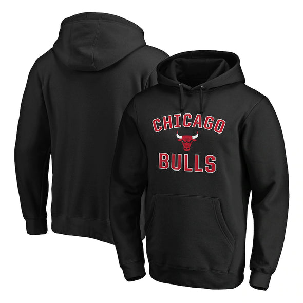 Chicago Bulls Branded Victory Arch Pullover Hoodie - Black