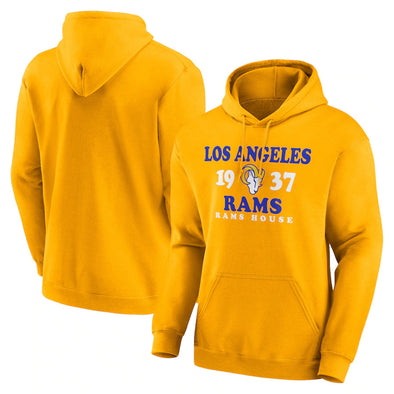 Los Angeles Rams Fierce Pullover Hoodie - gold