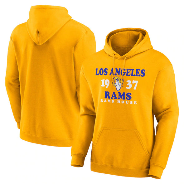 Los Angeles Rams Fierce Pullover Hoodie - gold