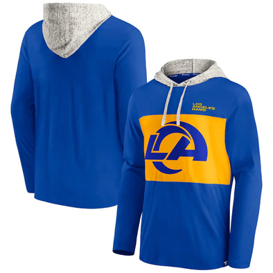 Los Angeles Rams Fanatics Branded Long Sleeve Hoodie T-Shirt - Royal